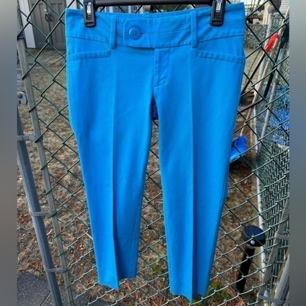 Lilly‎ Pulitzer Women's Blue Ankle Pencil Pants (Size 2)